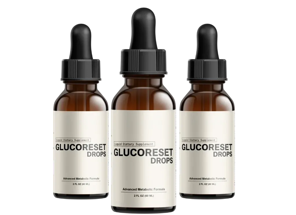 3 Bottles of GlucoReset Drops